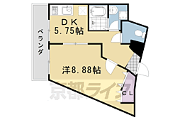 ピースフル桂 2階/2-C
