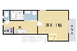 ピアハウス 1Kの間取図画像