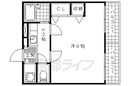 イースター西栄 2Kの間取図画像