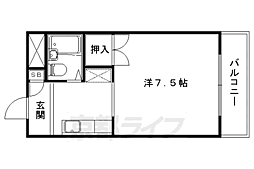 リッチモンド小野 1Kの間取図画像