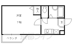 ティラルセ 1Kの間取図画像