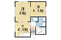白崎ハイツ 2階/C