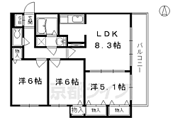 京都市営烏丸線 烏丸御池駅 徒歩7分 2階/-