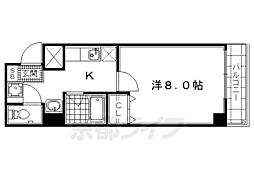 シェモア小川 1Kの間取図画像