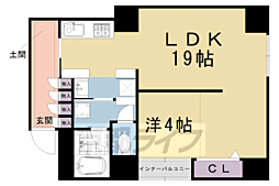 A-Terrace 1LDKの間取図画像
