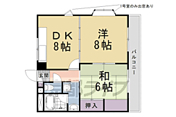 ピアチェ16 2LDKの間取図画像