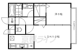 グランパルク 1LDKの間取図画像