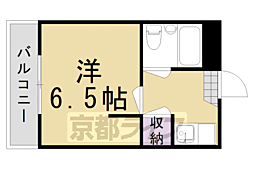 パーシモンヒル・田原 1Kの間取図画像