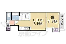 Fasesia Orcus 1LDKの間取図画像
