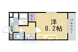 (仮称)伏見区上中町マンション 1Kの間取図画像