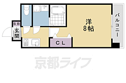 エステムコート京都西大路 6階/610