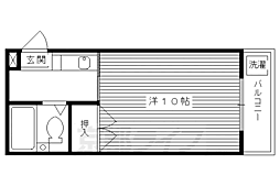 クレアトール23 1Kの間取図画像