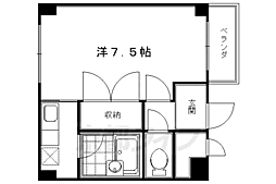 ハイツクリオネ 1Kの間取図画像