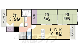 嵐山ファミリオ 3LDKの間取図画像