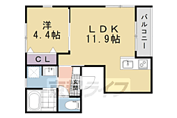 仮)新築紫野花ノ坊町マンション 1LDKの間取図画像