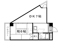 京福電気鉄道北野線 北野白梅町駅 徒歩6分
