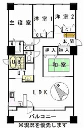 ヴィヴィ旭町 4LDKの間取図画像
