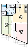 大阪府羽曳野市白鳥3丁目（賃貸マンション2LDK・2階・51.00㎡） その2