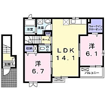 アザレ―アI  ｜ 大阪府羽曳野市河原城（賃貸アパート2LDK・2階・64.83㎡） その2