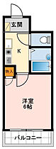 大阪府藤井寺市藤井寺1丁目（賃貸マンション1K・6階・18.15㎡） その2