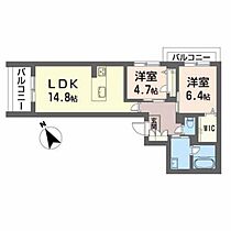 サングレイス 201 ｜ 広島県広島市安佐南区緑井1丁目（賃貸マンション2LDK・2階・63.76㎡） その2