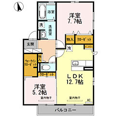 物件の間取り