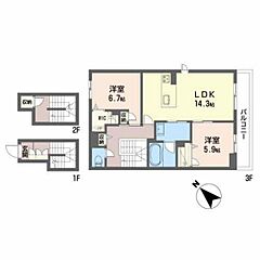 物件の間取り
