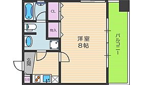 プロスペクト中之島  ｜ 大阪府大阪市北区中之島4丁目（賃貸マンション1K・8階・25.45㎡） その2