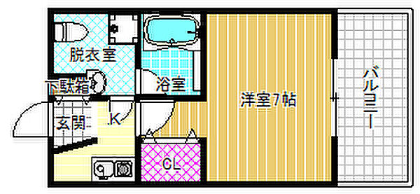 セレニテ中津 ｜大阪府大阪市北区中津7丁目(賃貸マンション1K・5階・25.02㎡)の写真 その2