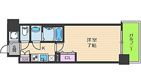 ファーストフィオーレ新梅田  ｜ 大阪府大阪市北区大淀中1丁目（賃貸マンション1K・7階・23.27㎡） その2