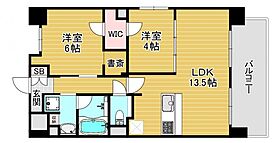 大阪府大阪市北区末広町（賃貸マンション2LDK・4階・55.00㎡） その2