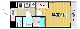 エスリードレジデンス大阪福島フロント  ｜ 大阪府大阪市福島区福島4丁目8-5（賃貸マンション1K・6階・22.17㎡） その2