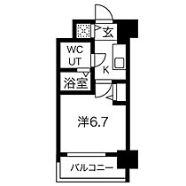 大阪府大阪市北区豊崎1丁目（賃貸マンション1K・7階・22.77㎡） その2