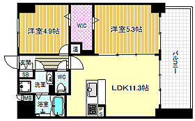 大阪府大阪市福島区鷺洲1丁目9-10（賃貸マンション2LDK・8階・50.02㎡） その2