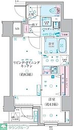 ジェノヴィア椎名町 1LDKの間取図画像