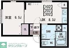 物件の間取り