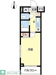 スカイコート練馬平和台 1Kの間取図画像