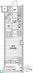 プレミアムフラットひばりヶ丘駅前 1Kの間取図画像