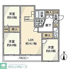 物件の間取り
