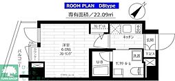 ステージグランデ新桜台 1Kの間取図画像