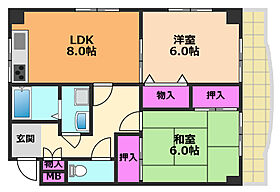 CASA  ｜ 大阪府高槻市大蔵司2丁目（賃貸マンション2LDK・3階・54.00㎡） その2