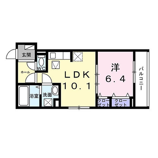 ローデア氷室 ｜大阪府高槻市氷室町2丁目(賃貸アパート1LDK・3階・40.88㎡)の写真 その2