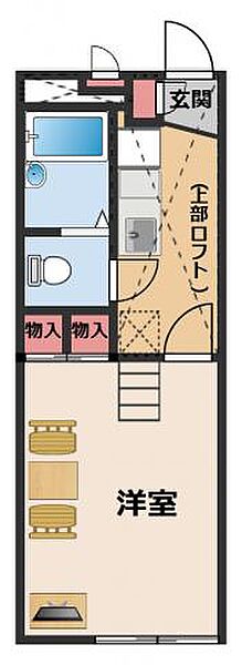 大阪府高槻市安満西の町(賃貸マンション1K・2階・20.28㎡)の写真 その2
