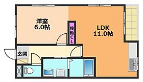 コーポ望月2棟  ｜ 大阪府高槻市幸町（賃貸マンション1LDK・4階・45.00㎡） その2