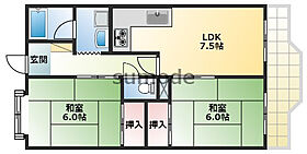 アサヒパークハイツ  ｜ 大阪府高槻市芝生町2丁目（賃貸マンション2LDK・2階・45.00㎡） その2