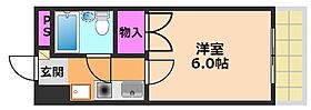 ハイツオーキタ土橋  ｜ 大阪府高槻市土橋町（賃貸マンション1K・3階・18.00㎡） その2