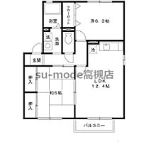 カサブランカII  ｜ 大阪府高槻市東上牧2丁目（賃貸アパート2LDK・1階・55.40㎡） その2