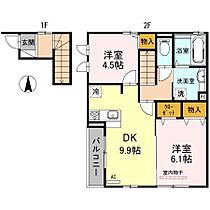 Ms一番館  ｜ 大阪府茨木市上中条2丁目（賃貸アパート2LDK・2階・53.58㎡） その2