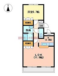 ピアレ・柏木 2階/202