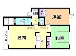 トータス西桔梗C棟 2階